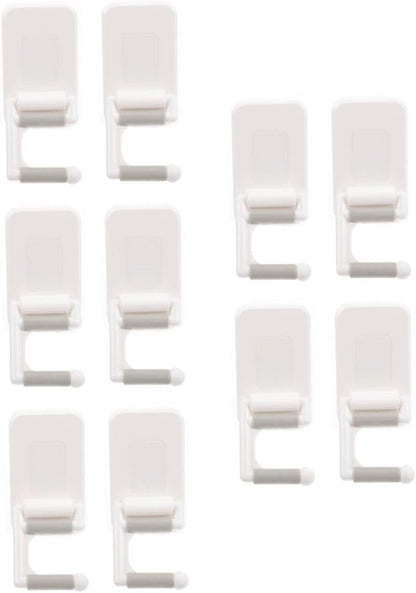  Ciieeo 3 Sets Fringe Mop Holder Hanger Organizer Broom Hooks Wall Cup Hooks Zip Ties Coat Hooks For Wall 2 Pieces * 3