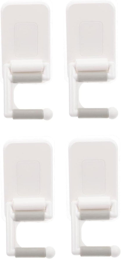  Ciieeo 3 Sets Fringe Mop Holder Hanger Organizer Broom Hooks Wall Cup Hooks Zip Ties Coat Hooks For Wall 2 Pieces * 3