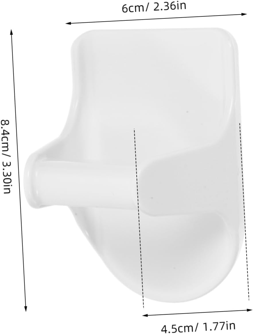  Ciieeo 8pièces Organisateur De Vaporisateur Cintres Adhésifs Sans Perçage Fixation Murale Pour Maison Et Cuisine Crochets Pour Ranger Clés Et Sacs