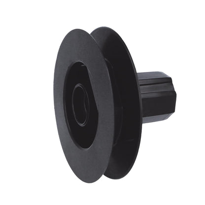  Amig - Poulie à Disque En Nylon Noir Pour Roulement D’axe De Volets Roulants - Pour Courroies De 18 Mm, Tubes De 42 Mm Et Châssis En Aluminium - Diamètre Ø140 Mm