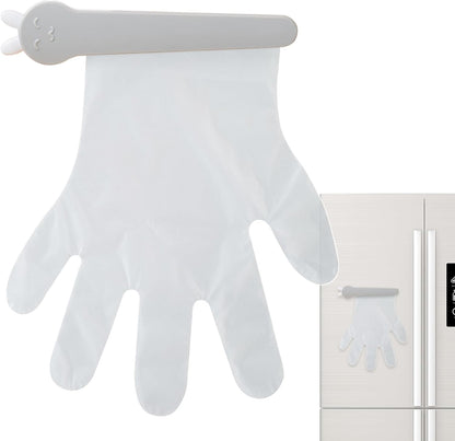  Porte- Pour Le Support Mural, Avec 100 Gants, Organisateur Adhésif De Conception De Clip, Pour La Manipulation Des Aliments Pour Nettoyer La Coiffure