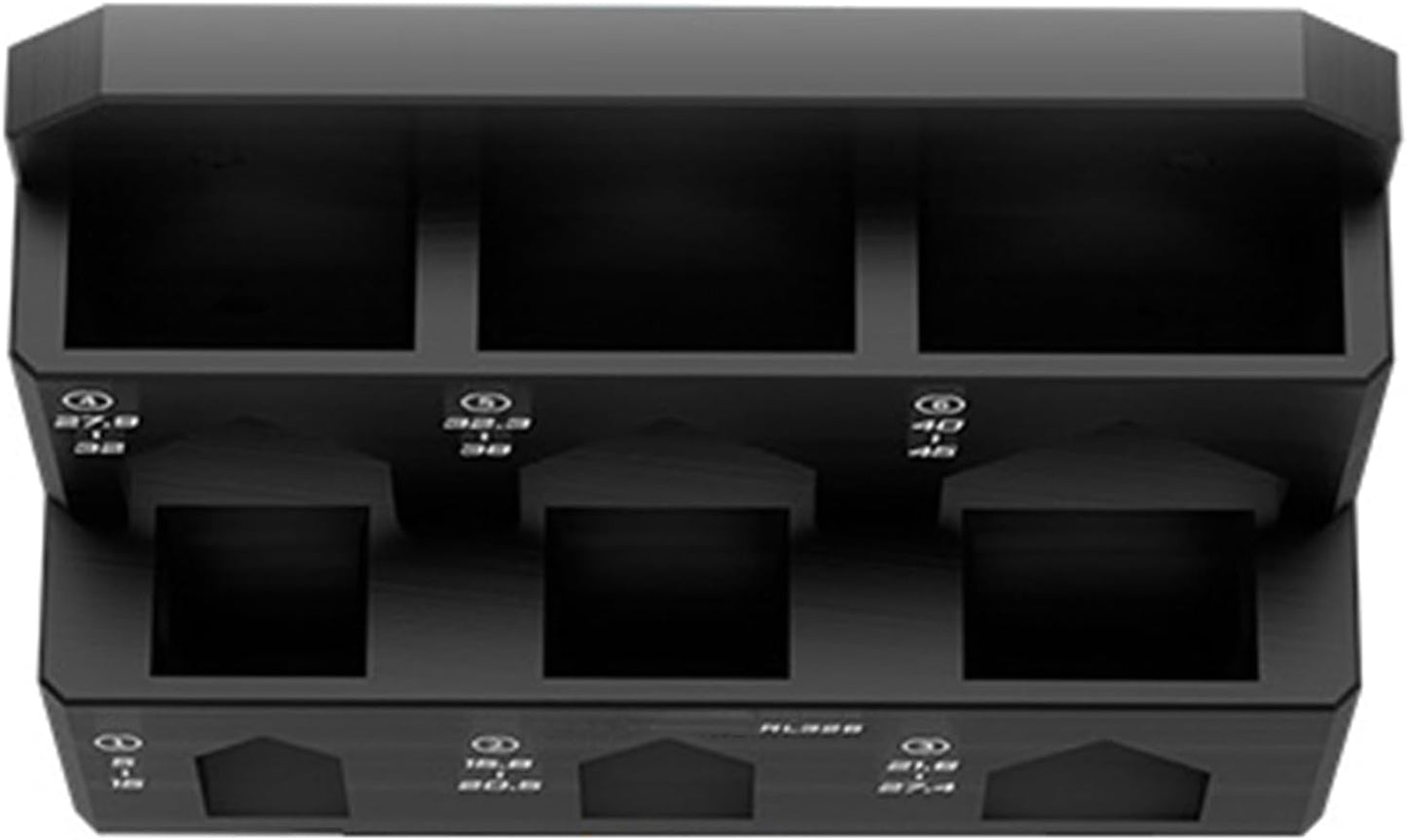  Support De Rangement Robuste, Organiseur Mural Pour Outils, 6 Emplacements Pour Vélo Avec Poignée De Serrage, Accessoire D'établi De Garage En Acier Robuste, Porte-outils Avec Design Peu Encombrant