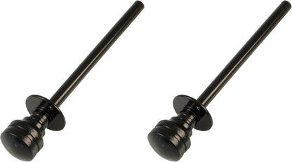  Amig - Goupille De Verrouillage Pour Fenêtres Courroies En Bois Ou Aluminium Mod.40 | Convient Pour Sécuriser Les Stores | Fermeture De Sécurité Zamak Finition Noire | Dimensions : Ø 30 X 152 Mm