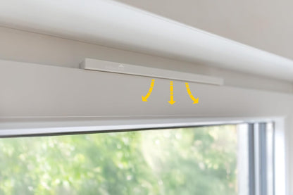  Schellenberg 46606 Plus Window Aerator, White, Mounting Without Drilling, Energy Saving And Heating Costs, Mould Prevention
