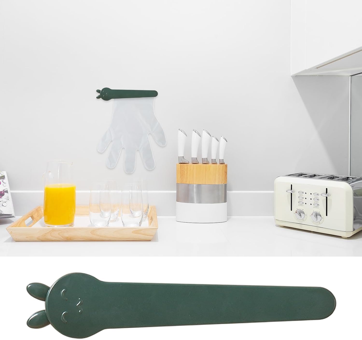  Porte-Boîte À Gants Murale | Organisateur De Boîte à Gants,Clip Adhésif Pour Placard Maison Garage Cuisine Laboratoire