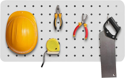  Panneaux Muraux En Panneau Perforé - Organisation Murale Pour Chambre à Coucher, économise De L'espace - Panneaux D'affichage Pour Garage, Atelier, étagère De Rangement Modulaire Robuste Pour Outils