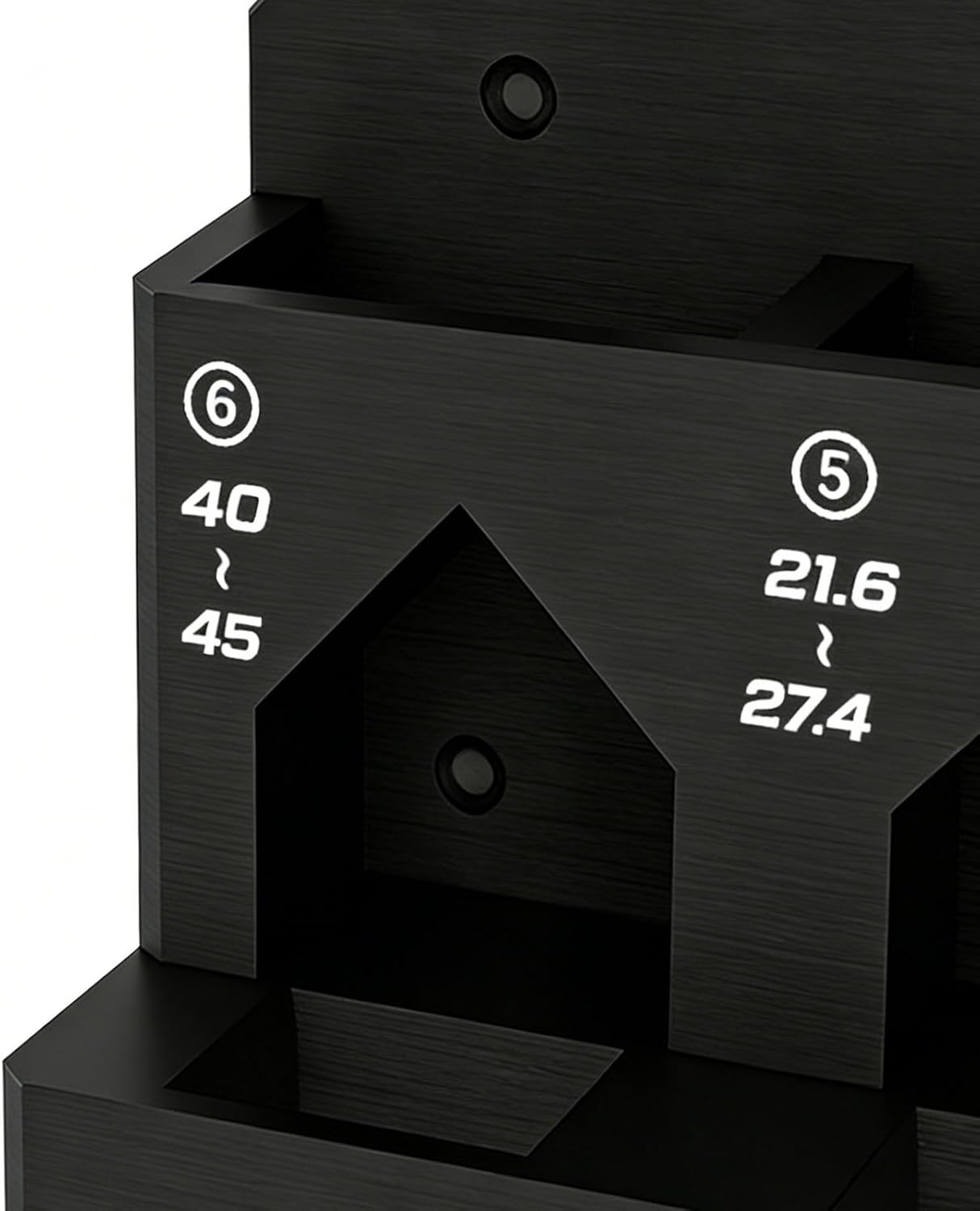  Générique Râtelier De Rangement Pour Outils | Support Mural 6 Emplacements Pour Vélo Et établi | Support à Pinces à Faible Encombrement - Pour Garage Atelier Abri Maison
