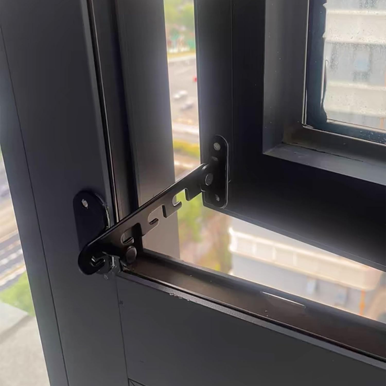  Serrure De Fenêtre En Acier Au Carbone, Limiteur Réglable, Butée De Contrôle D'inclinaison Pour Portes Battantes, Quincaillerie Serrure En Acier Au Carbone