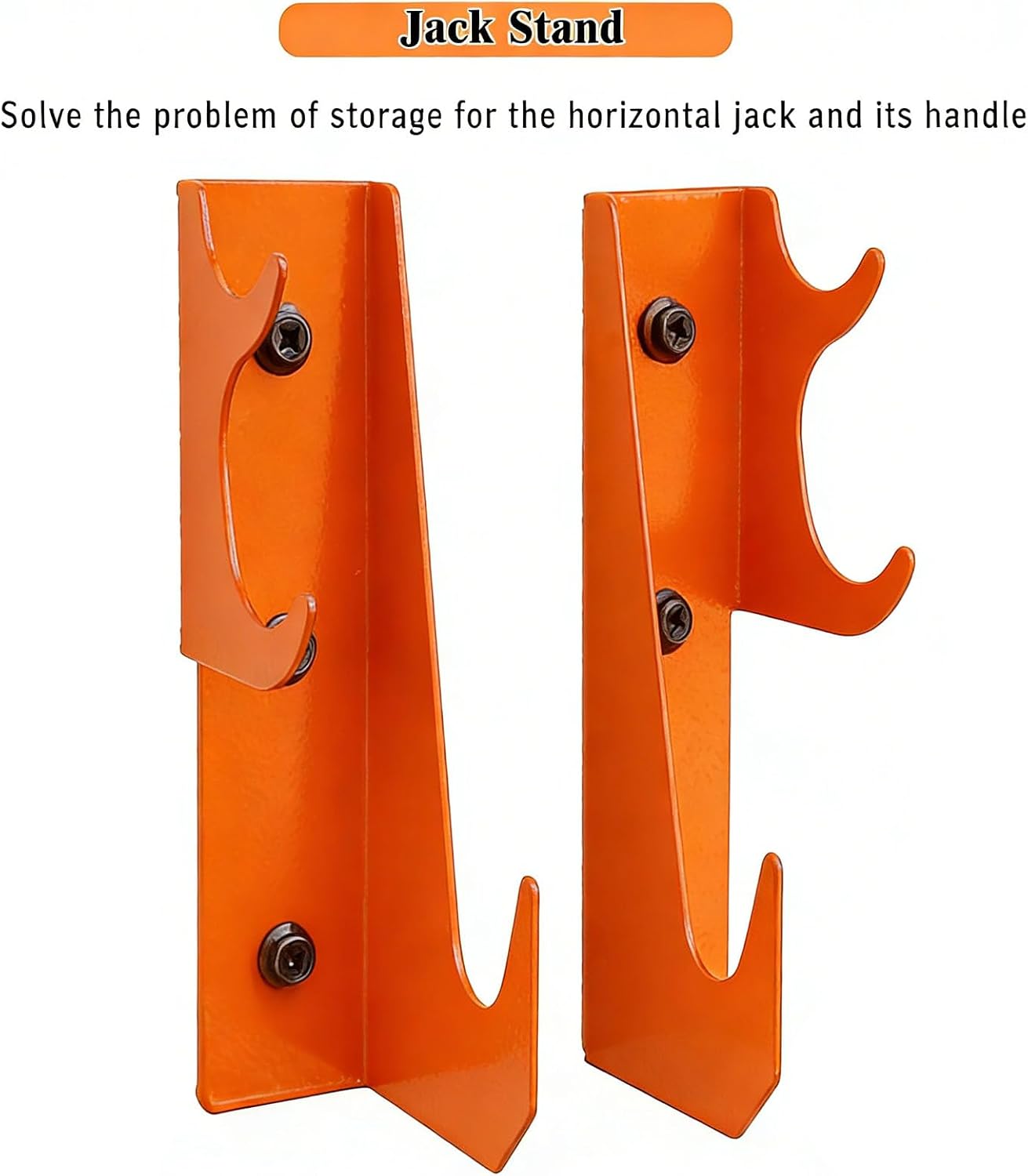  Lot De 2 Possesseurs Muraux En Métal Robuste Pour L'organisation D'atelier, Le Garage
