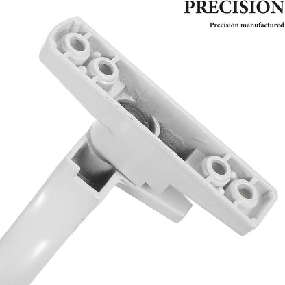  Angoily Set Of 2 White Straight Casement Window Handles Sliding Handle Exterior Ergonomic Lock Secure Lock Hardware Accessories For Door And Window