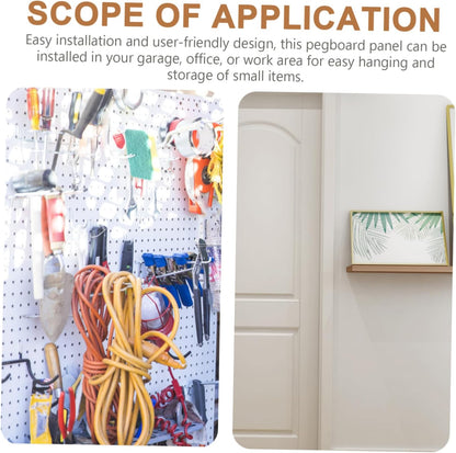  Gatuida Panneau Perforé Mural Organisateur Pratique Support De Rangement Ajustable Sans Perçage Pour Atelier Cuisine Et Décoration Intérieure