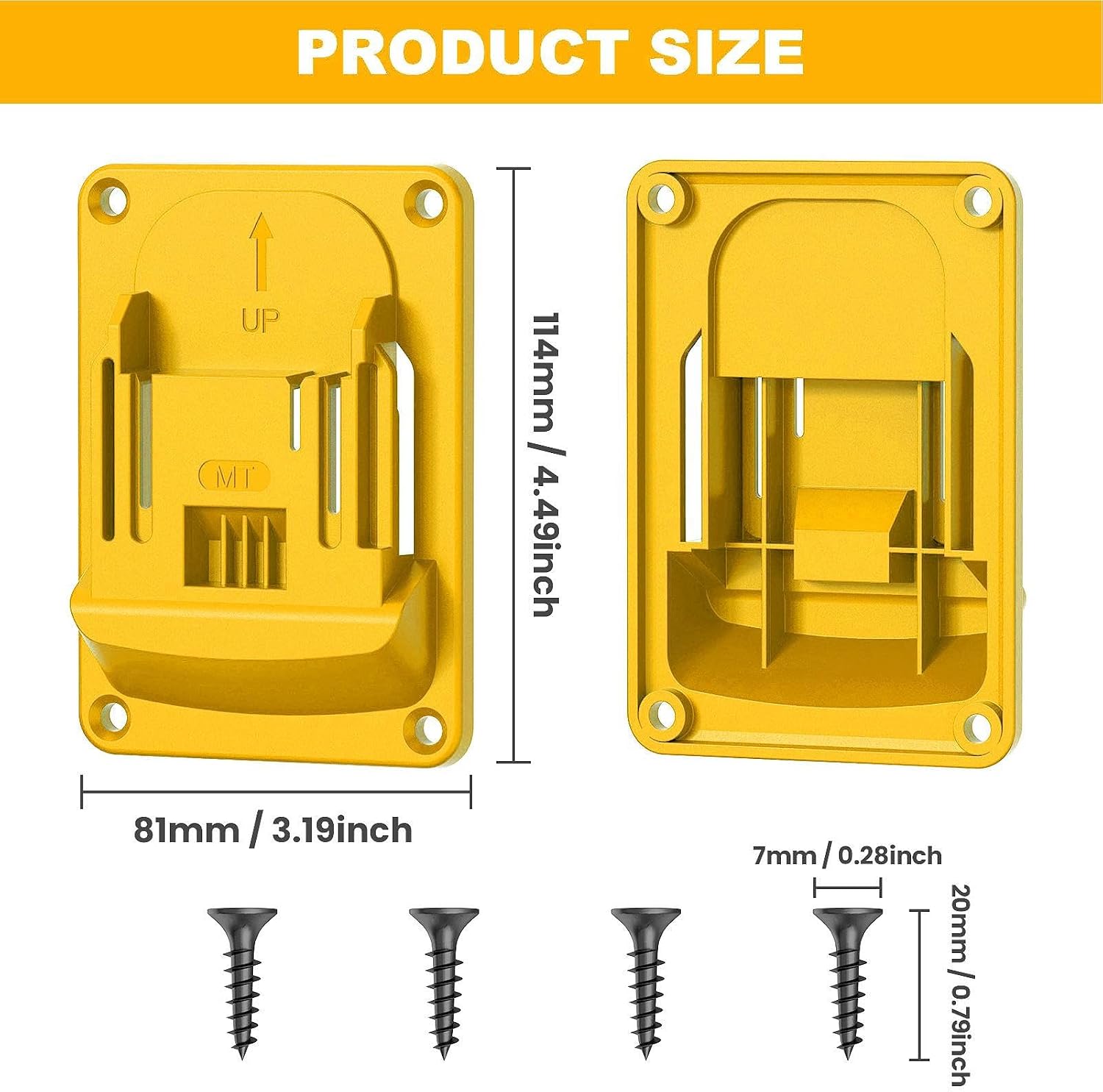  Support De Perceuse - Support à Outils électrique Robuste Avec Poignée Antidérapante Et Design De Rangement Vertical Peu Encombrant Pour Un Accès Facile | Support De Stockage Utilitaire Pour Le Site