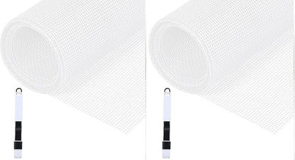  Fillis Window Insect Screen, 150 X 500 Cm, Fibreglass Insect Screen By The Metre DIY With Cleaning Brush, Mosquito Net For Windows, Balcony Door And Living Room, Grey (Pack Of 2)