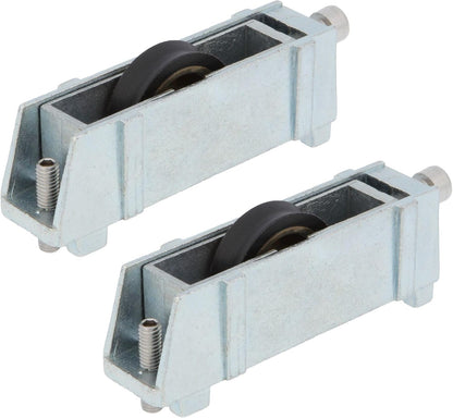  Amig - Roulement Fenêtre Coulissante | Lot De 2 Unités | Taille 79 X 21 Mm | Boîtier Métallique Réglable | Roulement à Aiguilles | Conçu Pour Les Fenêtres Coulissantes | Zamak Zincé