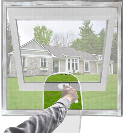  Mailles En Fibre De Verre Personnalisables Pour Une Installation Facile - Respirant Avec Fermetures éclair - Moustiquaire De Fenêtre En Fibre De Verre - Filet De Ventilation - Outil