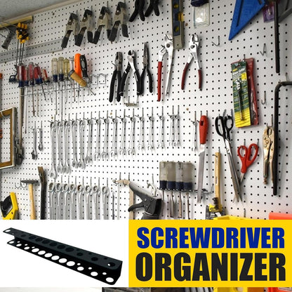  Organiseur De Tournevis Magnétique – Support Mural Multifonction Avec Fentes, Rangement D'outils à Main Pour Tournevis, Clés, Pinces, Organisation D'atelier De Garage, Présentoir économiseur D'espace