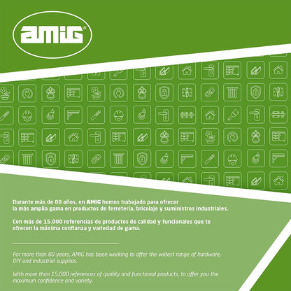  Amig - Sliding Screen For Windows | White Aluminium And Grey Fiberglass Mesh | Adjustable And Cut To Size | Quick Installation On Window Frame | 70 X 130 Cm